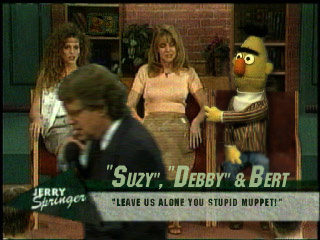 shock - Jerry Springer uses actors...